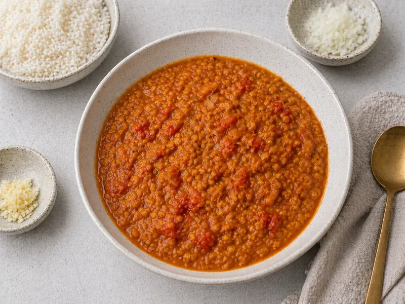 Dahl med røde linser og kokosmælk