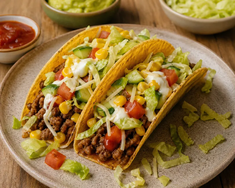 Tacos med oksekød